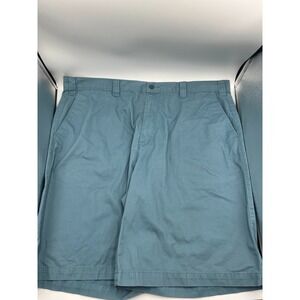 Ashworth Mens Blue Golf Flat Front Shorts Size 40W‎ with 9.5" Inseam